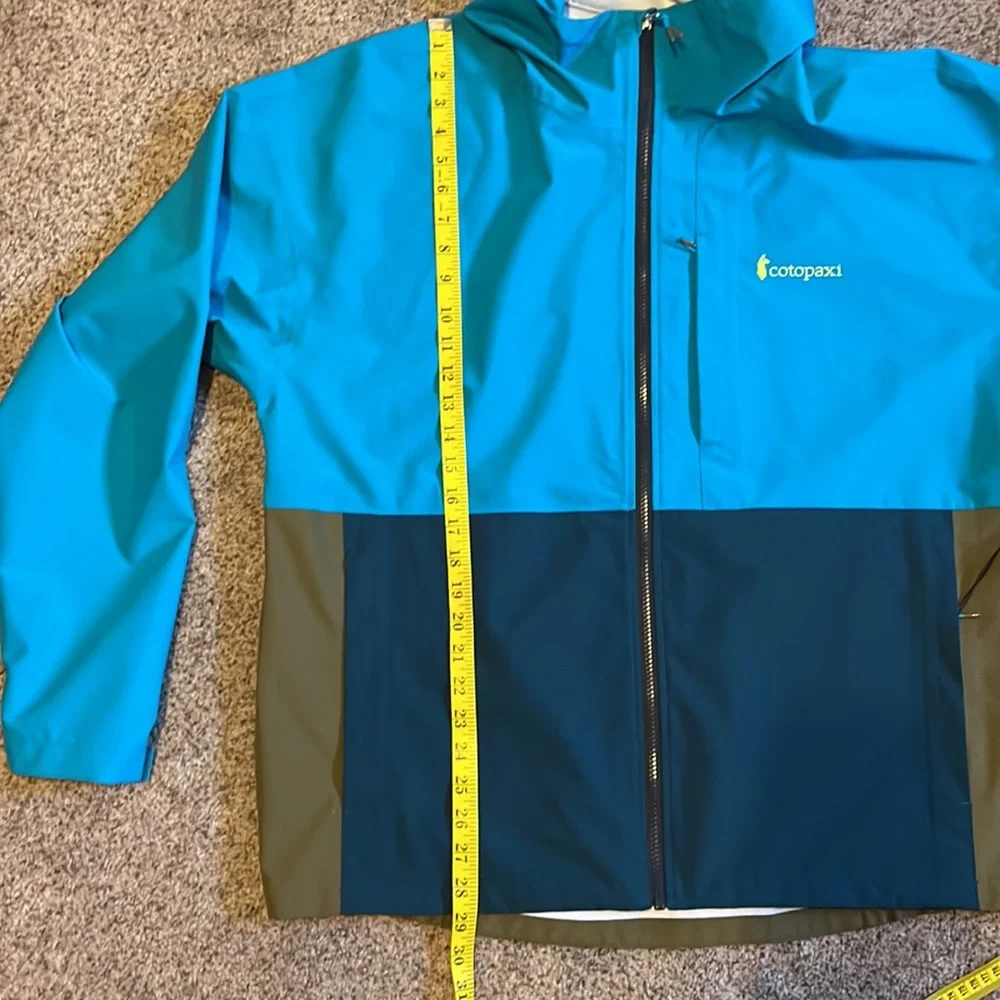 Cotopaxi Cielo Rain Jacket “Mineral Blue” Mens XL NWT - Picture 9 of 11